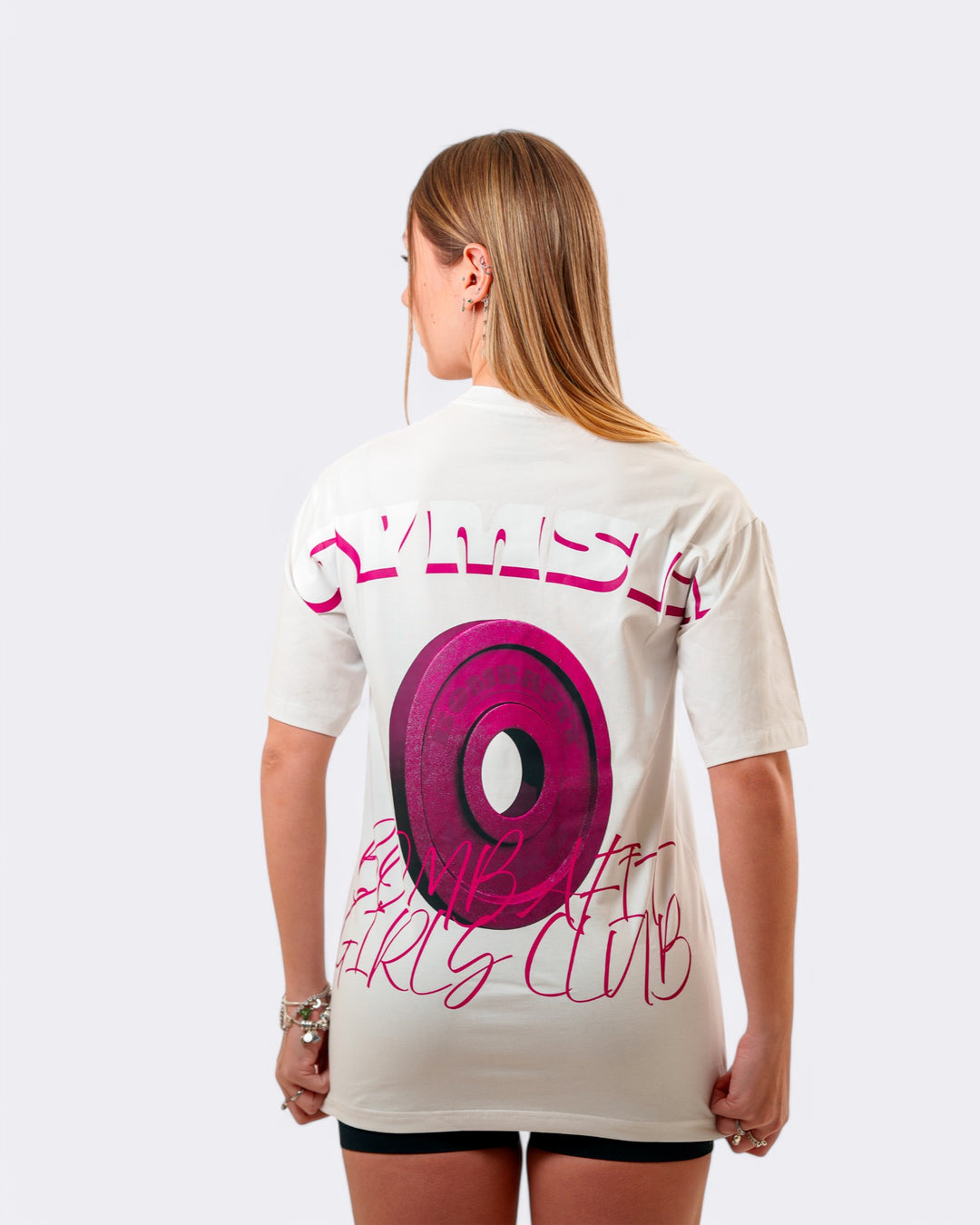 T-shirt Oversize Gymsis - Bianco