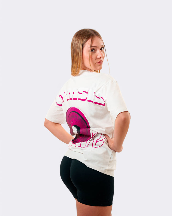 T-shirt Oversize Gymsis - Bianco
