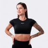 Maglietta Eden Crop - Nero