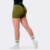 Pump It Bicolor Shorts Leggings - Verde Militare/Nero
