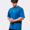 T-shirt Oversize Echo - Blu