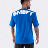 T-shirt Oversize Split - Blu