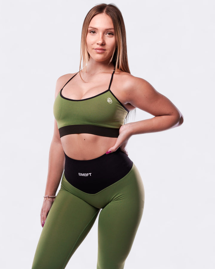 Top Honey Bicolor -  Verde Militare