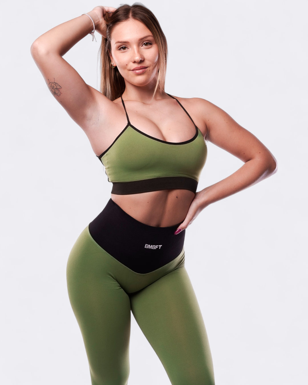 Top Honey Bicolor -  Verde Militare