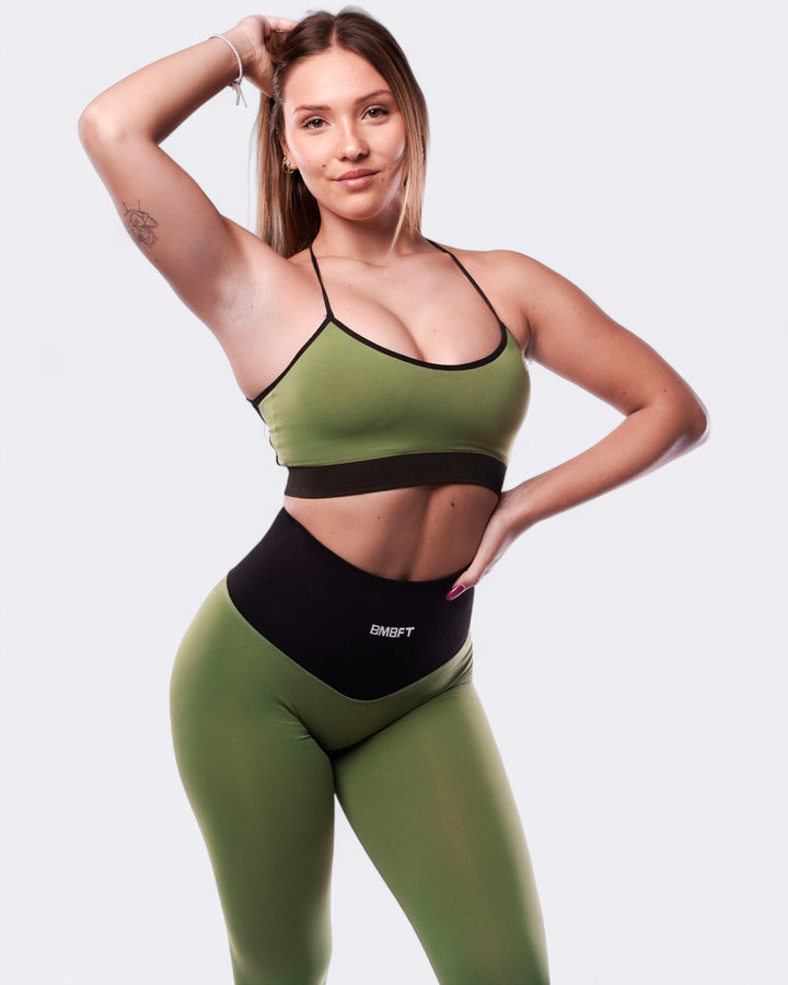 Top Honey Bicolor -  Verde Militare