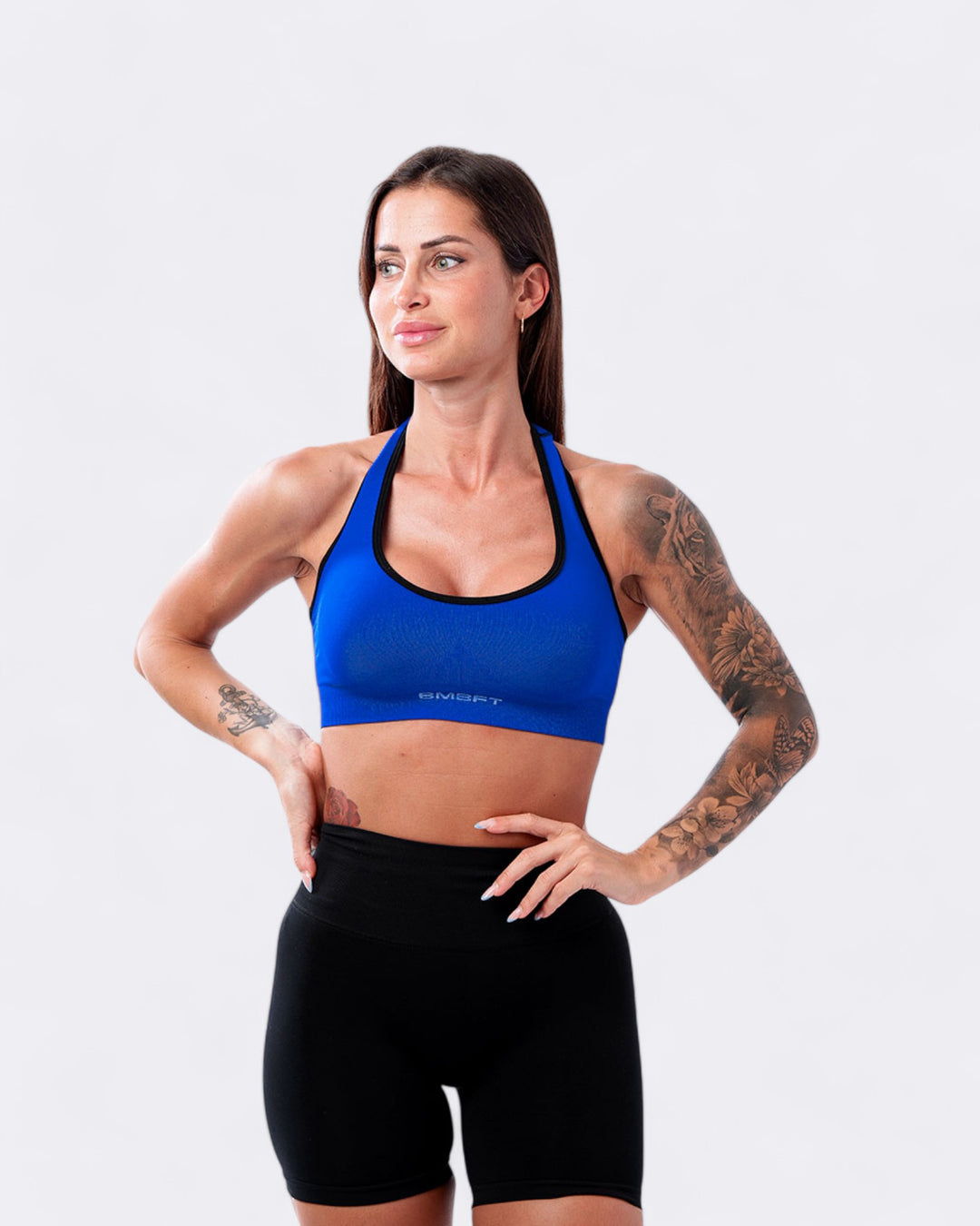 Top Circle Bicolor - Blu Elettrico/Nero