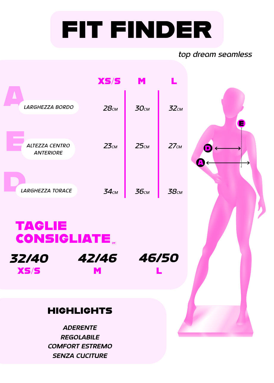 Top Dream Seamless - Fucsia