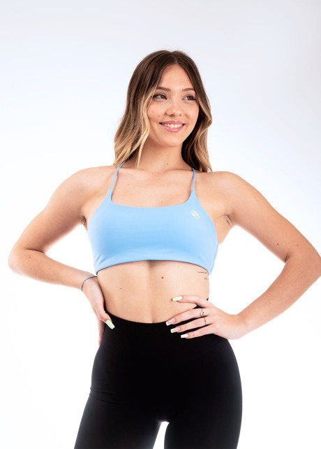 Top Glossy Live Azul Bebê - dupfit. - Moda Fitness e Casual