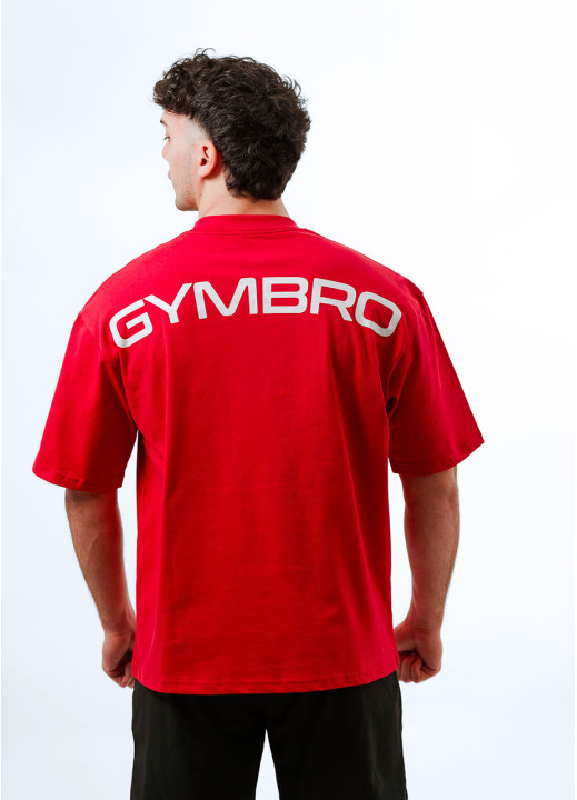 T-shirt Oversize Gymbro - Rosso