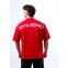 T-shirt Oversize Gymbro - Rosso