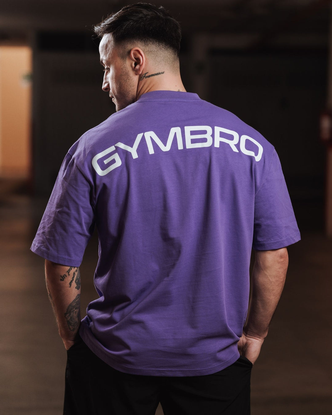 T-shirt Oversize Gymbro - Viola