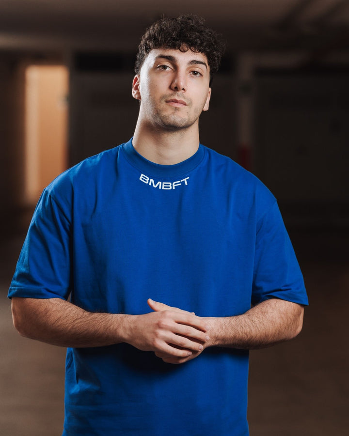 Gymbro Oversized T-Shirt - Electric Blue
