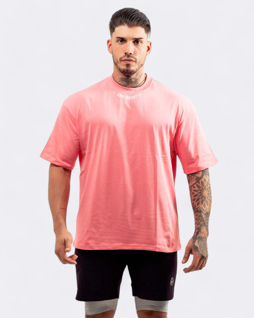 T-shirt Oversize Gymbro - Rosa - Bombafit