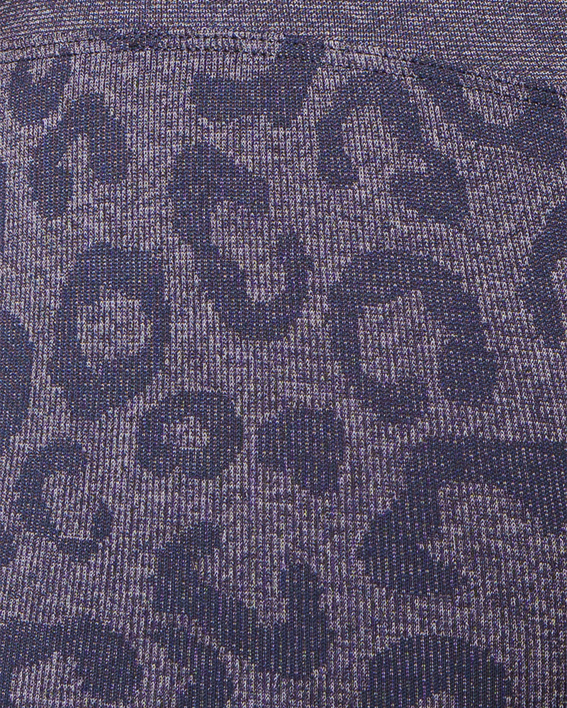 Oasis Leggings Push Up Leopard - Acciaio