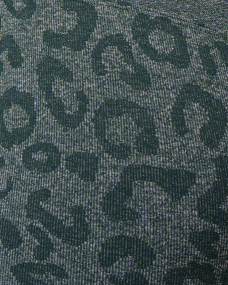 Oasis Leggings Push Up Leopard - Verde Scuro