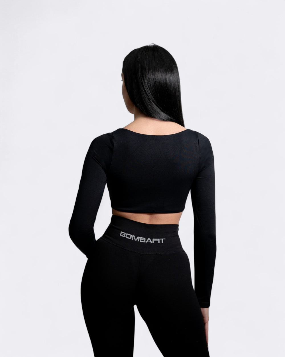 Elevate Long Sleeve - Nero - Bombafit