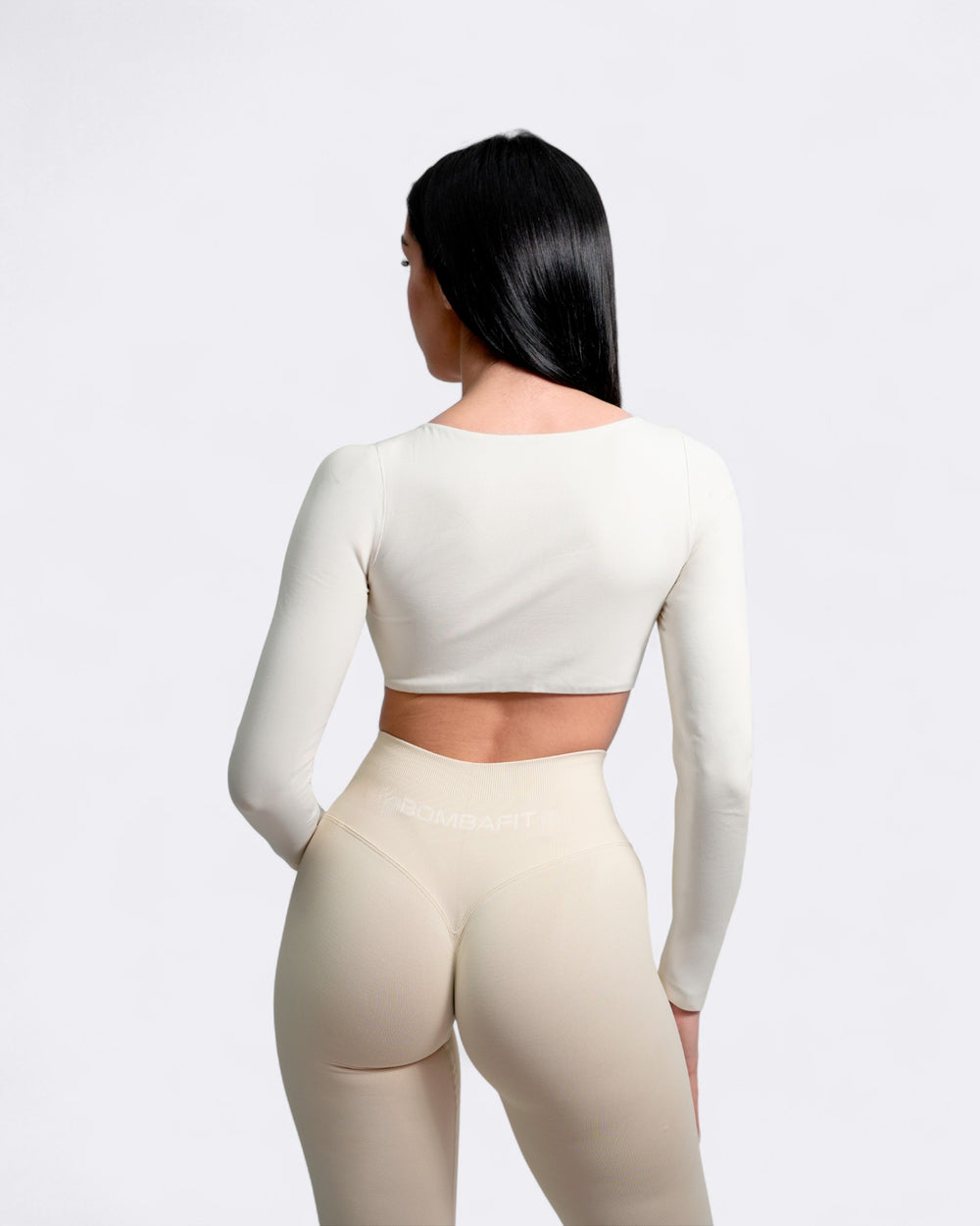 Elevate Long Sleeve - Bianco - Bombafit