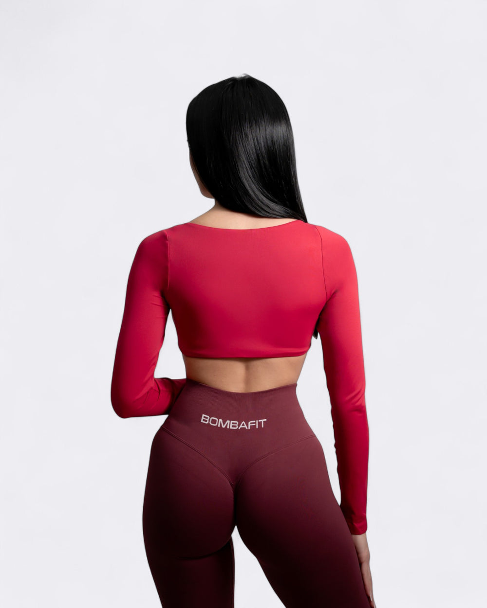 Elevate Long Sleeve - Rosso Aurora - Bombafit