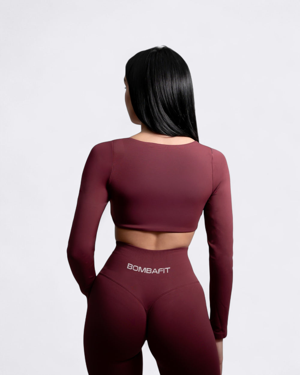 Elevate Long Sleeve - Bordeaux - Bombafit