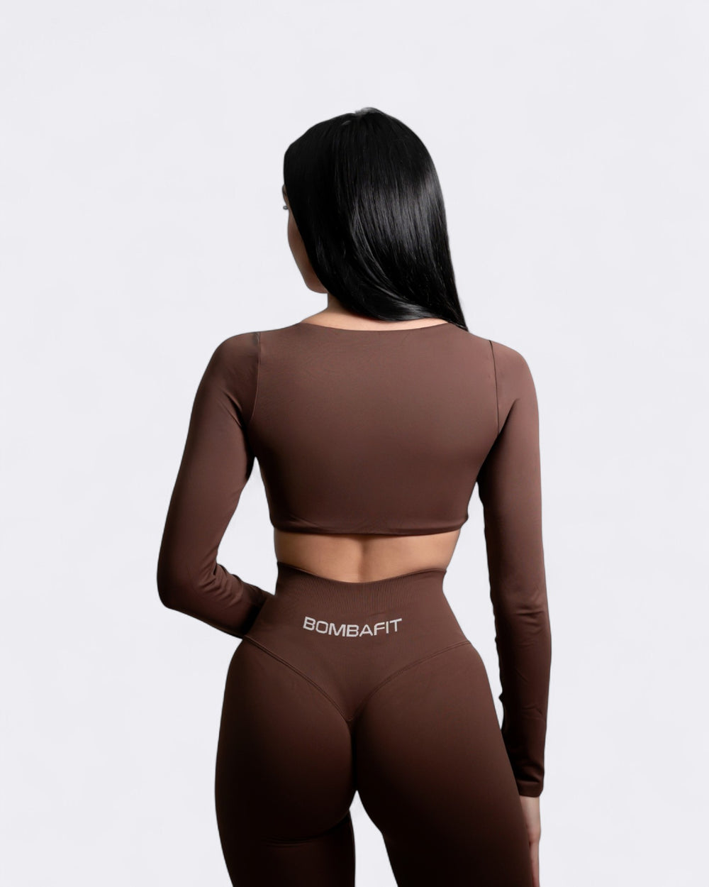 Elevate Long Sleeve - Marrone - Bombafit