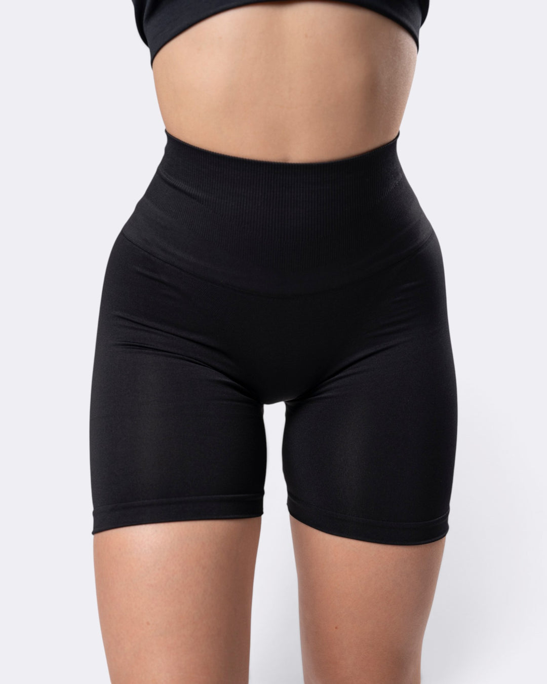 Energy Shorts Leggings Push Up Seamless - Black
