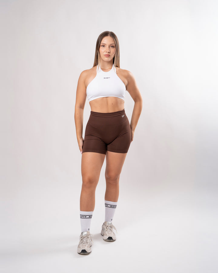 Everyday Shorts Leggings Seamless - Marrone