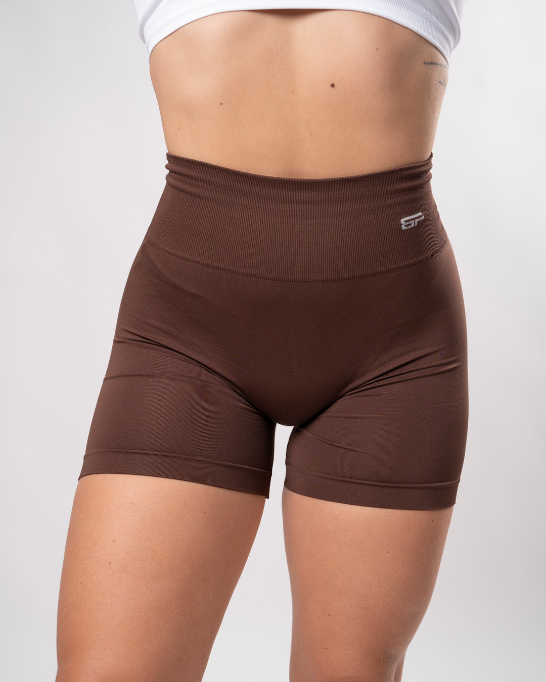 Everyday Shorts Leggings Seamless - Marrone