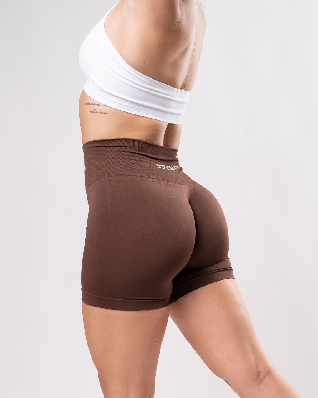 Everyday Shorts Leggings Seamless - Marrone