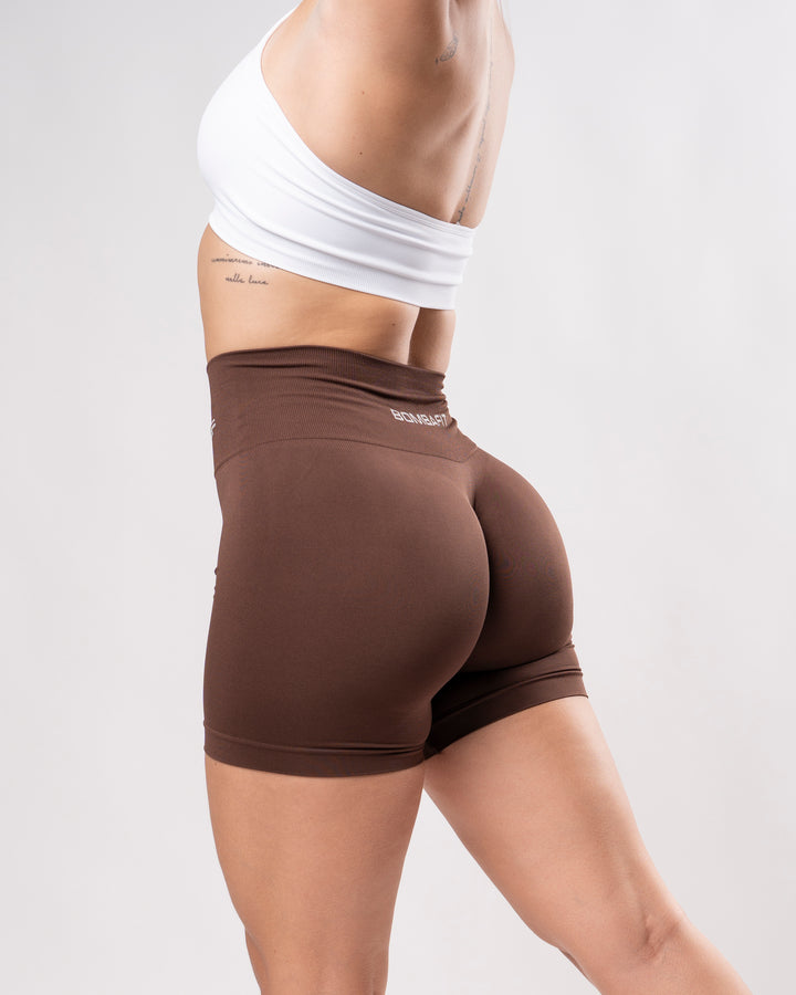 Everyday Shorts Leggings Seamless - Marrone