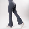 Leggings Oasis Flare Push Up Seamless - Acciaio