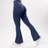 Leggings Oasis Flare Push Up Seamless - Blu Notte