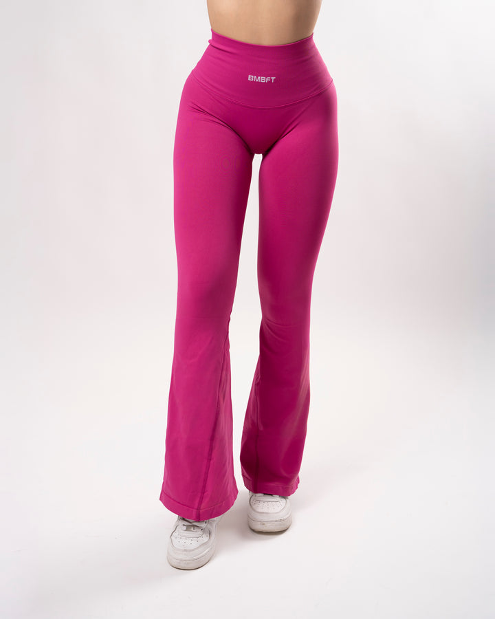 Leggings Oasis Flare Push Up Seamless - Festival Fucsia