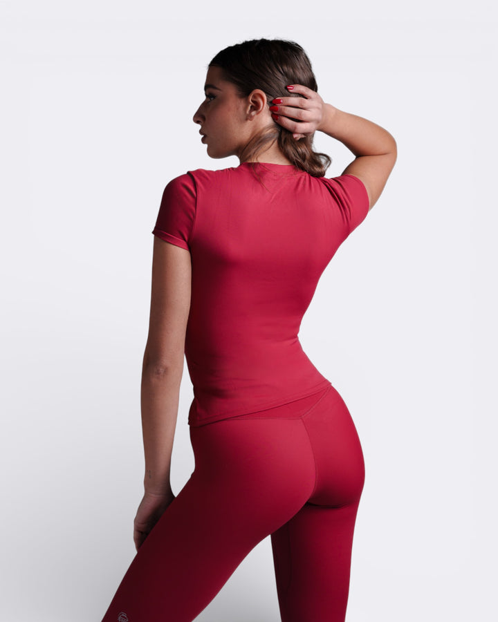 Maglietta Hush - Rosso Scarlet