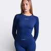 Maglietta Hush Long Sleeve - Blu Notte
