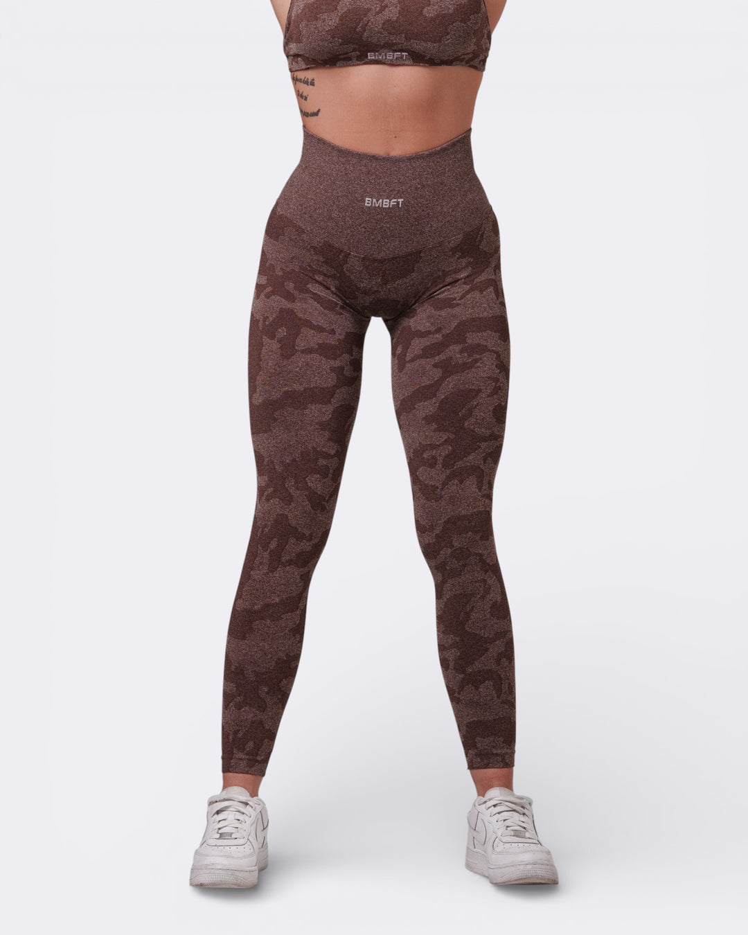 Oasis Leggings Push Up Camo - Marrone