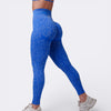 Oasis Leggings Push Up Leopard - Blu Elettrico