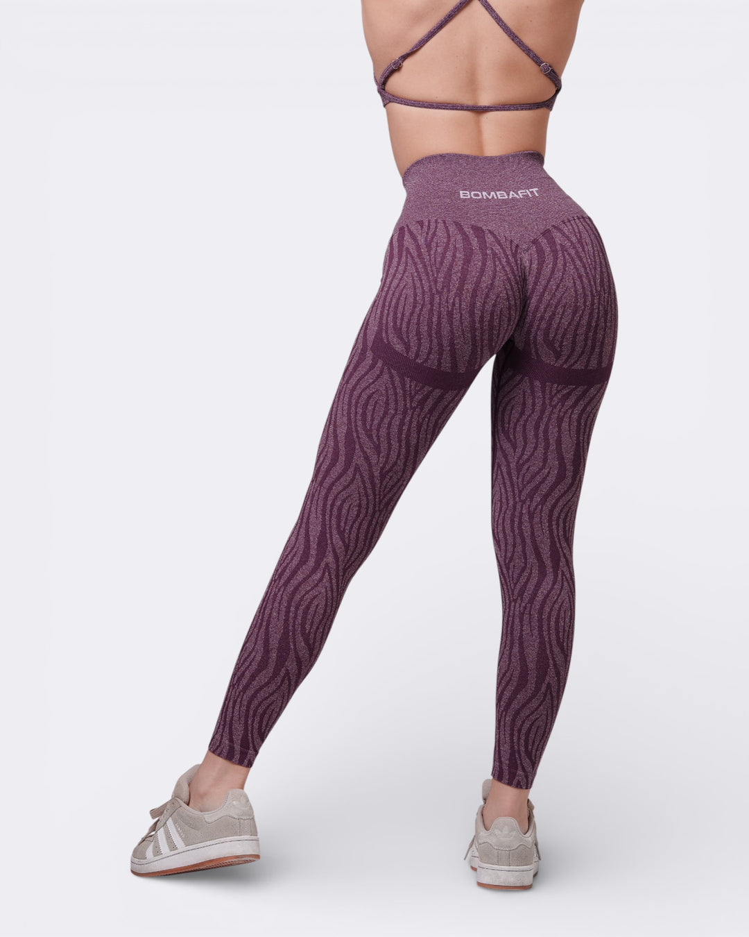 Oasis Leggings Push Zebra - Viola Plum