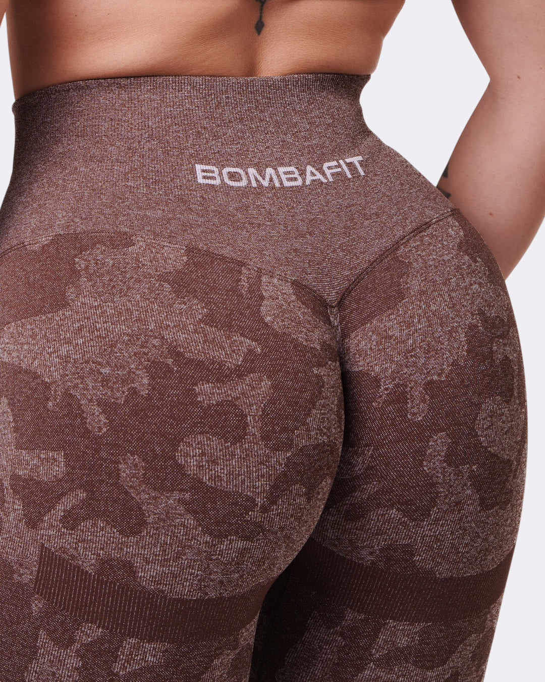 Oasis Leggings Push Up Camo - Marrone