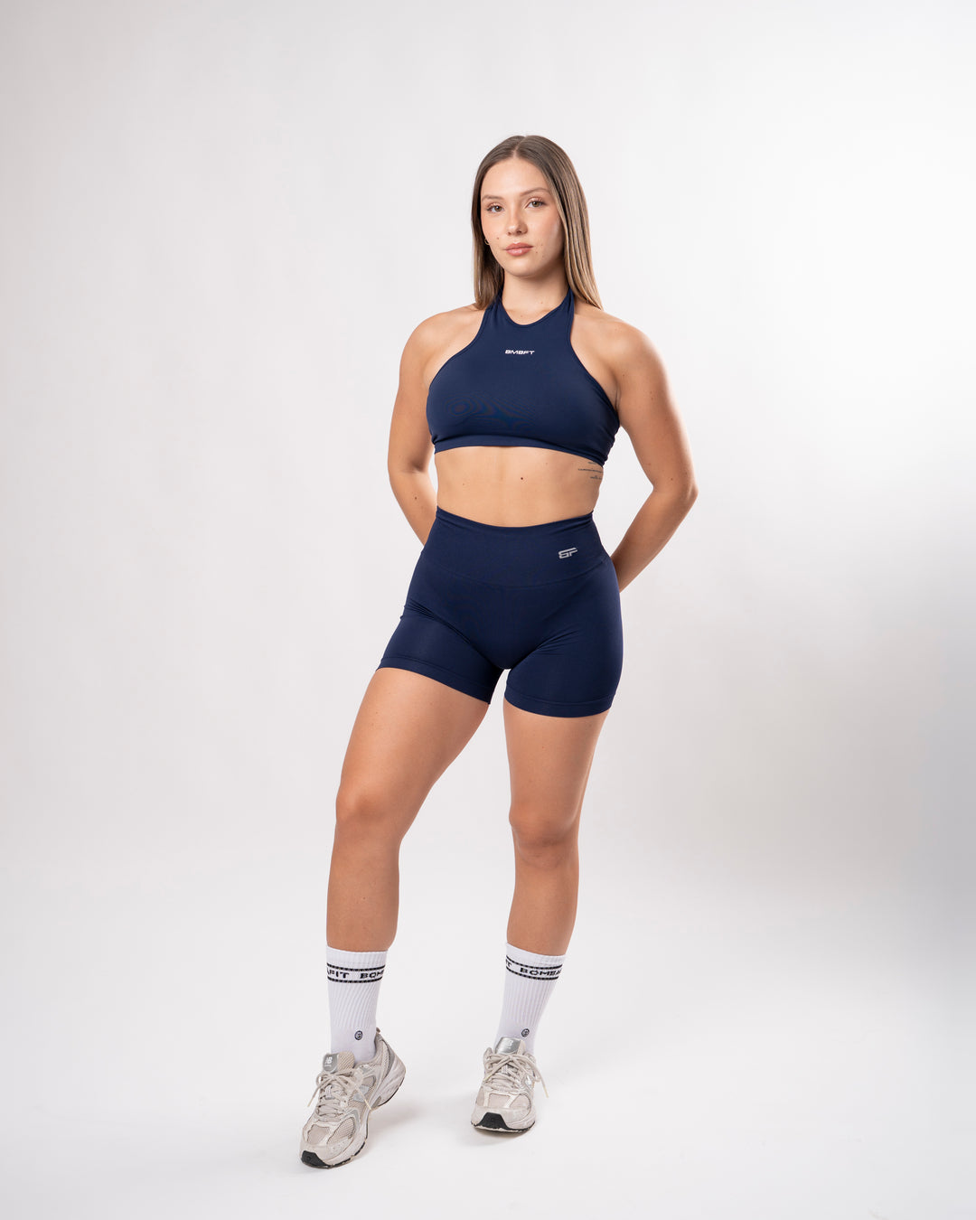 Everyday Shorts Leggings Seamless - Blu Notte