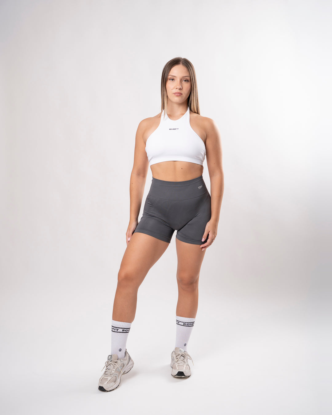 Everyday Shorts Leggings Seamless - Grafite