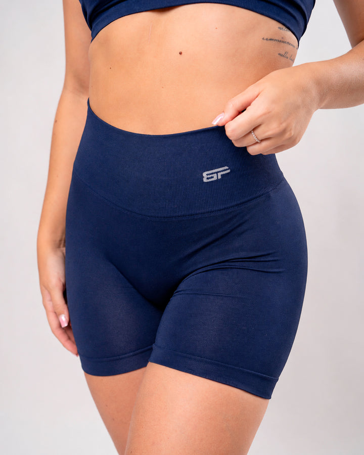 Everyday Shorts Leggings Seamless - Blu Notte