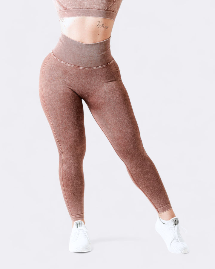 Stuffy Leggings Push Up - Marrone