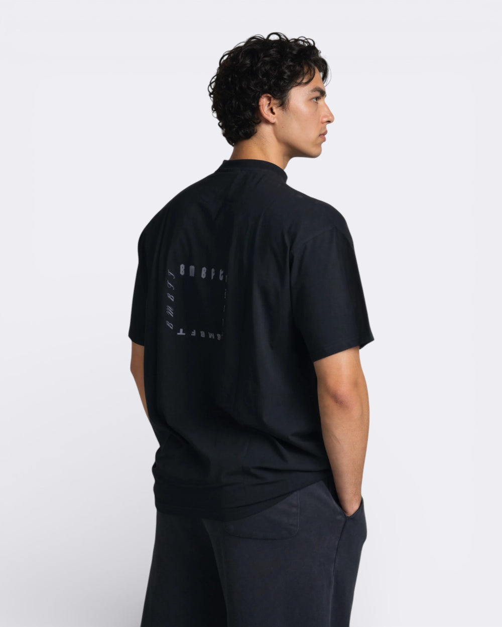 T-shirt Solid - Nero - Bombafit