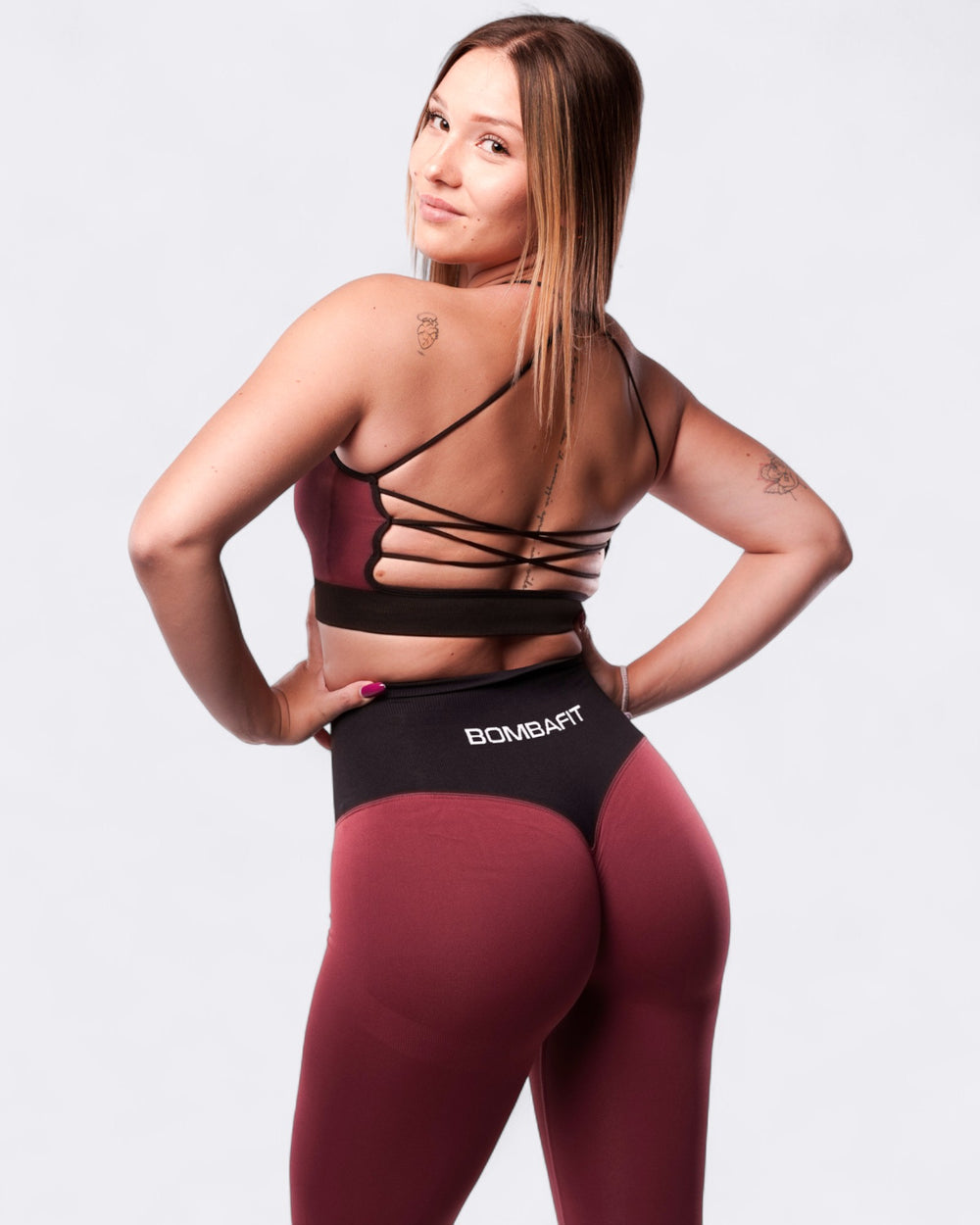 Top Honey Bicolor -  Bordeaux - Bombafit