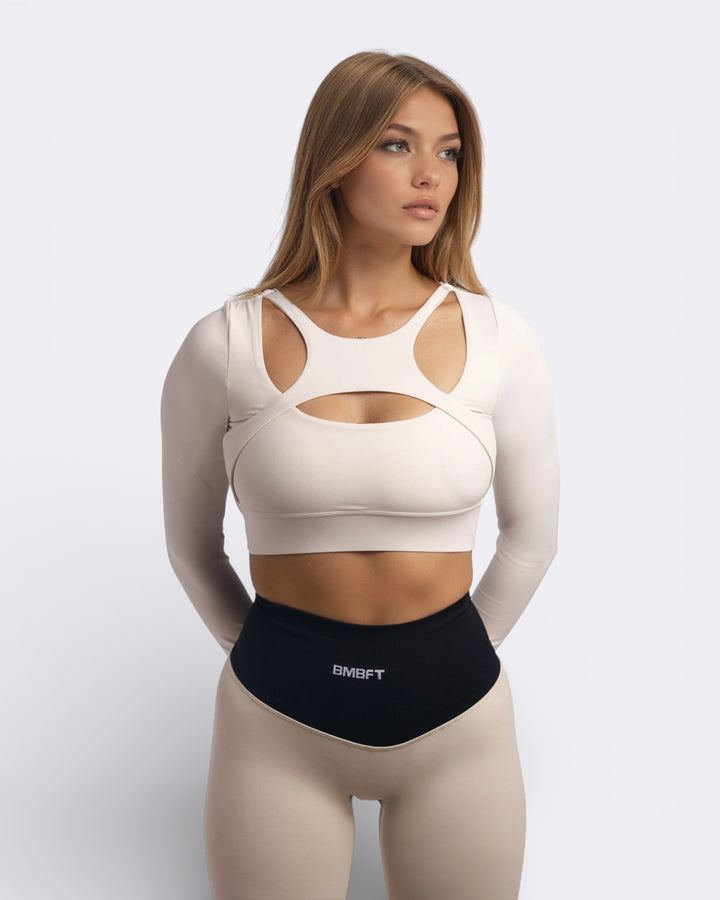 Top Power Long Sleeve - Latte