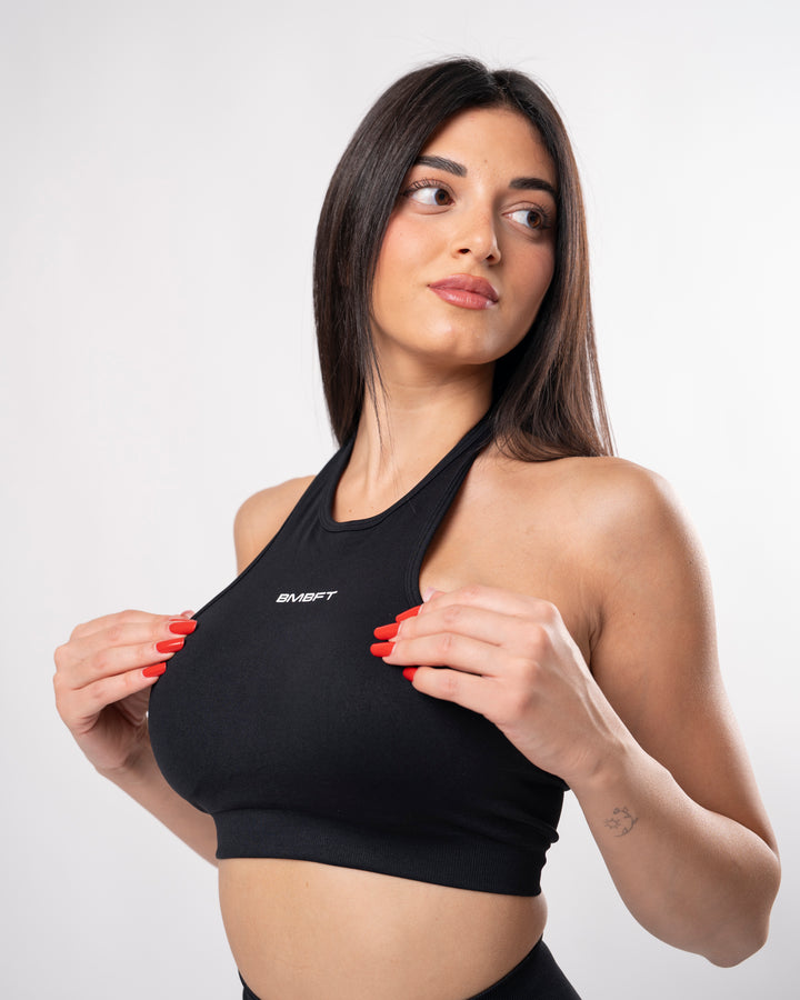 Top Sportivo Smooth - Nero