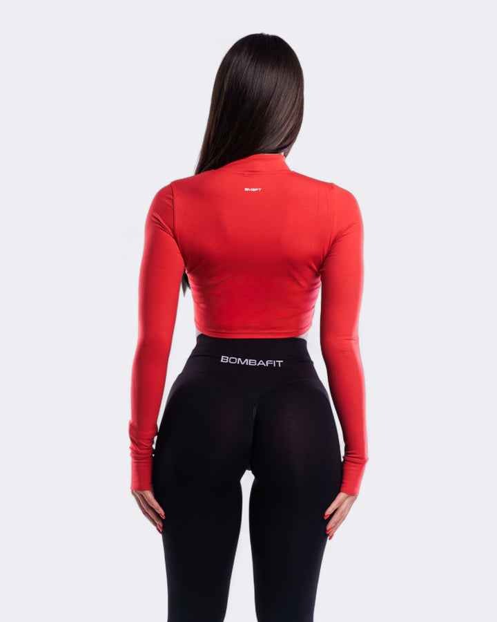 Training Jacket - Rosso Aurora