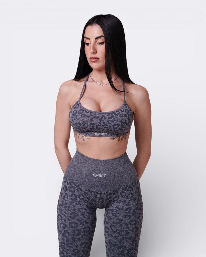 Top Unity Leopard - Acciaio