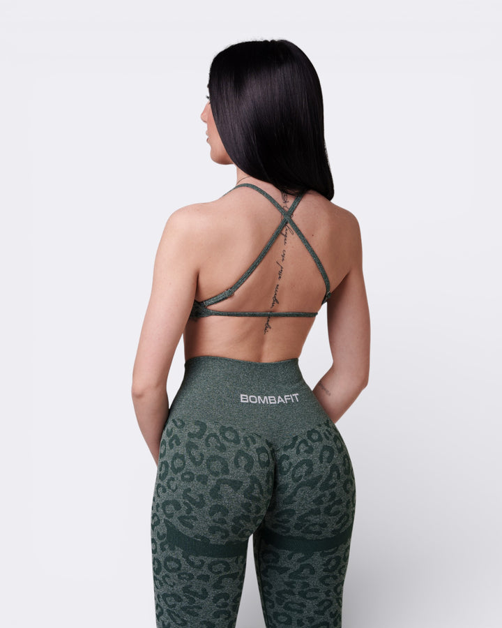 Top Unity Leopard - Verde Scuro