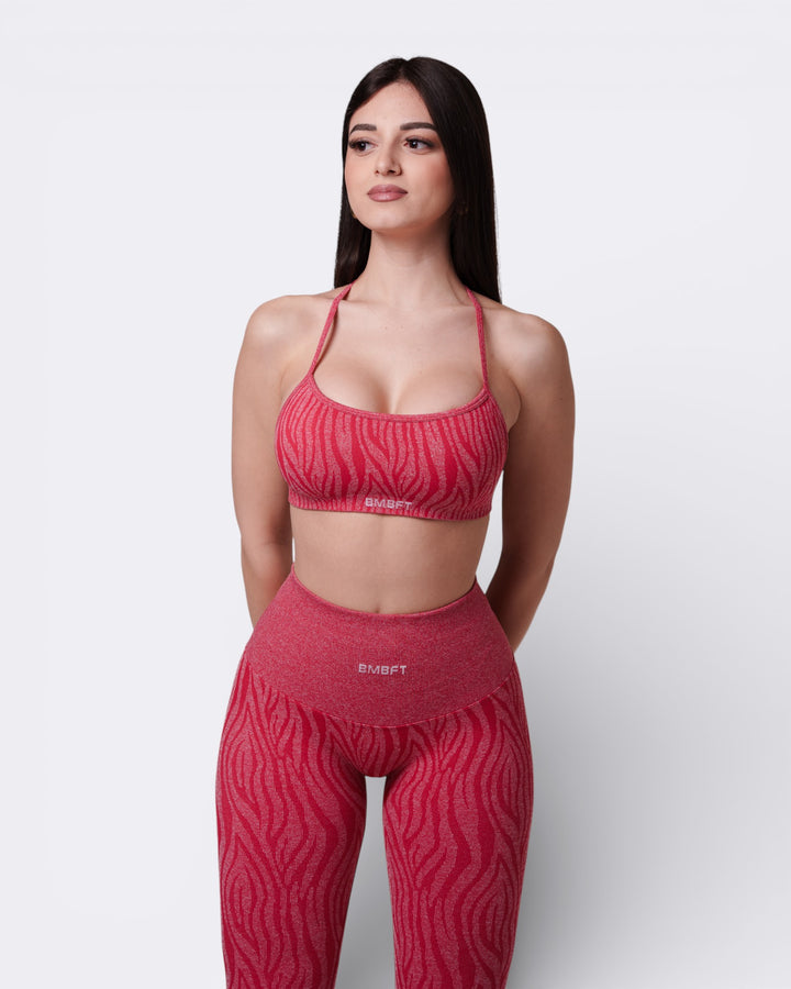Top Unity Zebra - Rosso Aurora